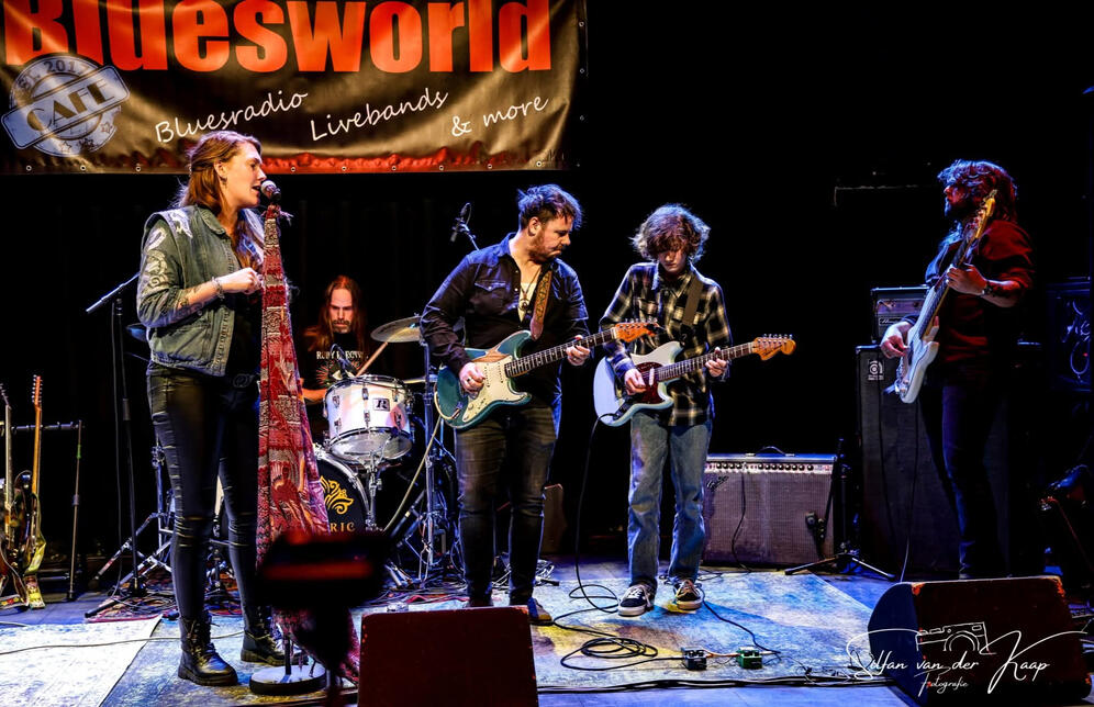 Gastoptreden in Hedon Zwolle Bluesworld met Ruby Electric.